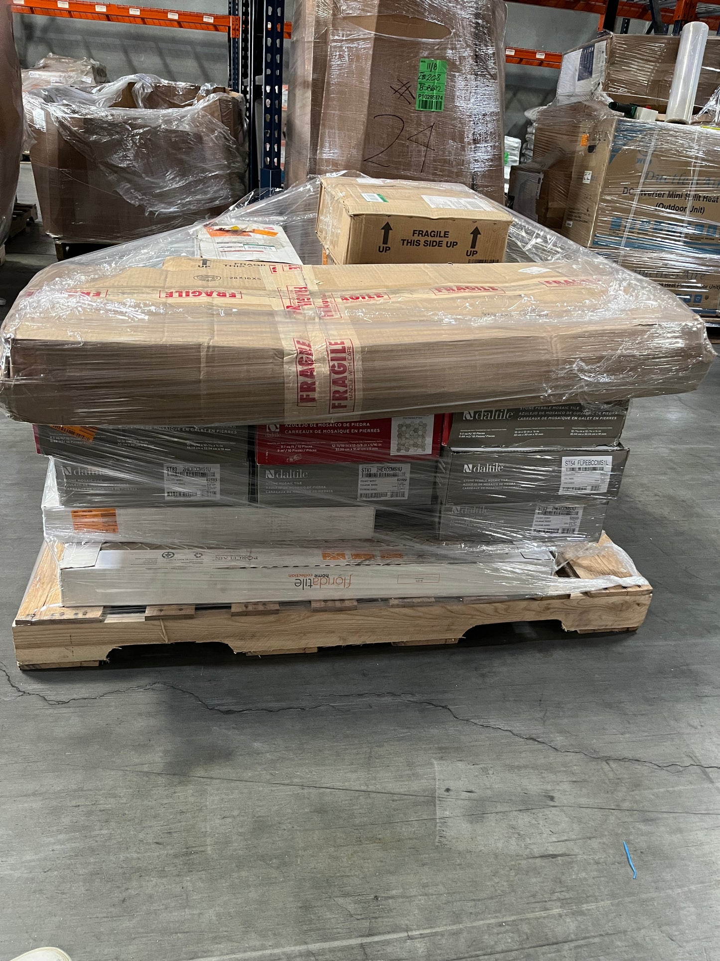 Pallet #5 Mix Flooring and Tiles