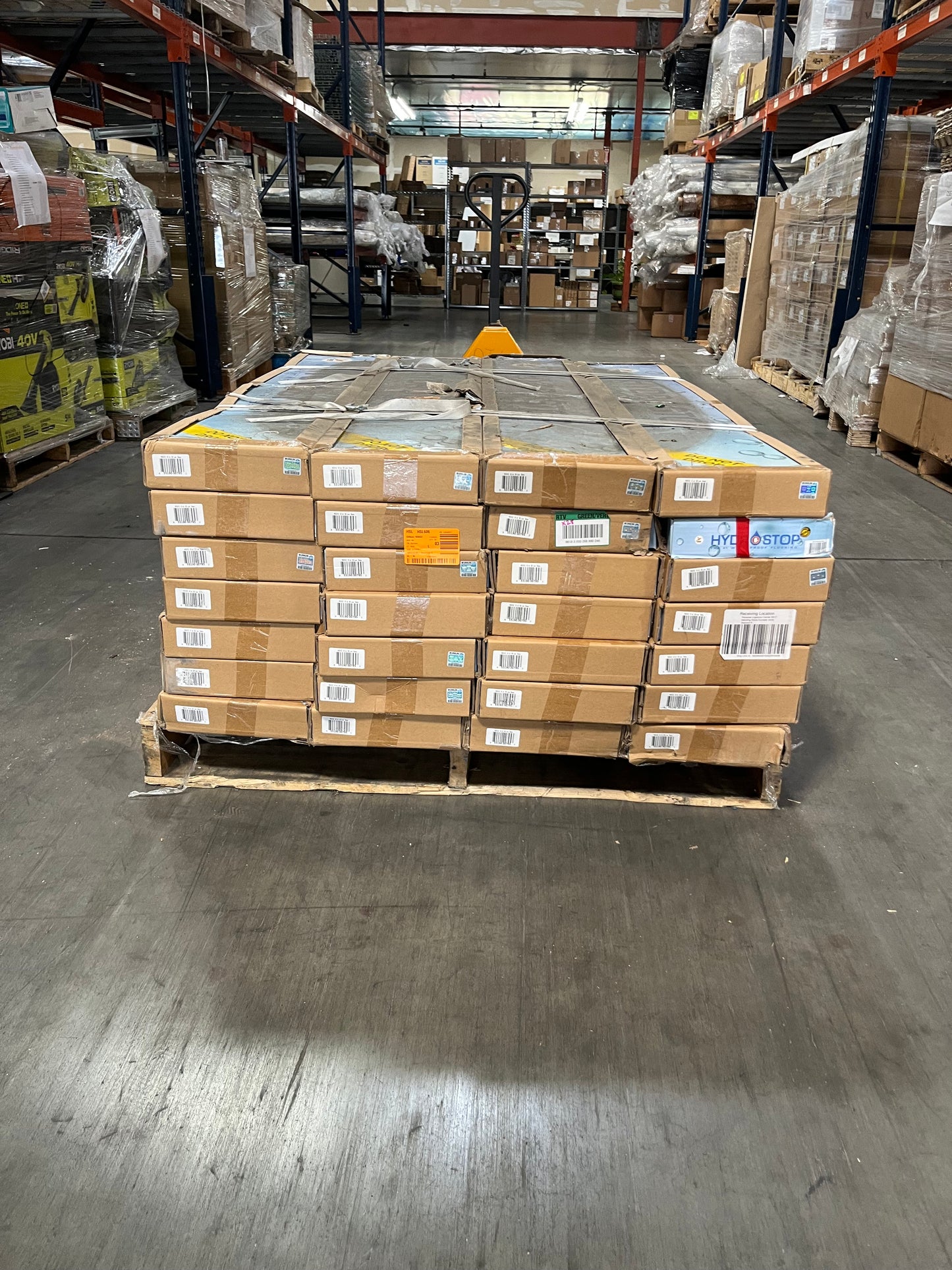 Pallet #10 LVP Hydro Stop 7 x 48 ( 24 sqft box ) Waterproof Color: Old Navy
