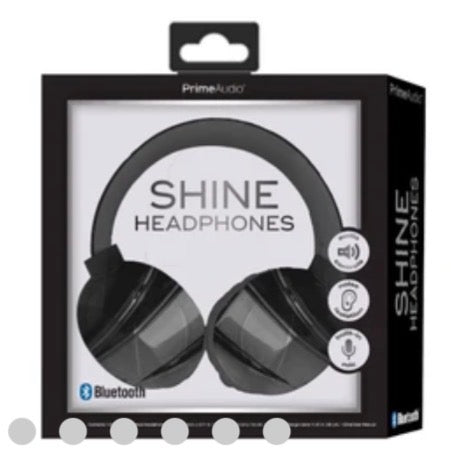 Prime Audio Bluetooth headphone. Black