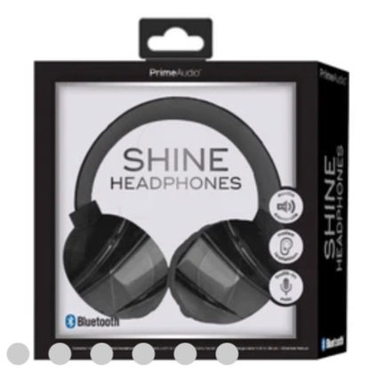 Prime Audio Bluetooth headphone. Black
